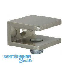 FONSEGRIVE Glastablar-Klemmtr�ger Pesaro, Glas 4-8 mm, Zamak Edelstahleffekt