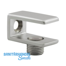 FONSEGRIVE Glastablar-Klemmtr�ger Perugia, Glas 6-10 mm, Zamak verchromt matt