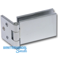 FONSEGRIVE Glast�rscharnier GBE 30, Glas 6-8 mm; 45x30mm, Messing verchromt matt