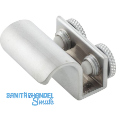 FONSEGRIVE Glast�rgriff 403, Glas 6-8 mm; 20x30 mm, Messing verchromt matt