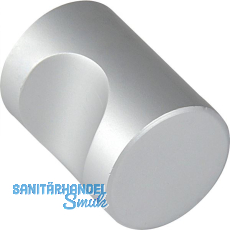 Knopf Alasco � 18 mm, Tiefe 25 mm, Aluminium natur eloxiert