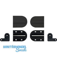 LAMP� Deckelscharnier HG-JHM20-80 gro�; Aluminium/Kunststoff schwarz