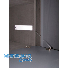 EFFEGI BREVETTI Bremsklappenhalter Winch 6 mit Stahlseil RE, KH 200-480 grau