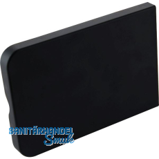 EFFEGI BREVETTI Klappenbeschlag UNICO Abdeckkappen Aufbau schwarz