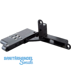 ANKOR DS-30 Einlass-Scharnier rechts unten/links oben mit Dämpfung, schwarz ANKOR DS-30 Einlass-Scharnier rechts unten/links oben mit Dämpfung, schwarz