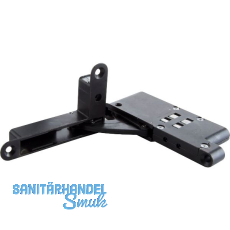 ANKOR DS-30 Einlass-Scharnier links unten/rechts oben mit Dämpfung, schwarz ANKOR DS-30 Einlass-Scharnier links unten/rechts oben mit Dämpfung, schwarz