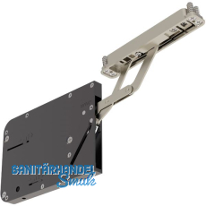 EFFEGI BREVETTI Hochstellst�tze UNICO FLAP-3 f�r Frontst�rke 18-30mm vernickelt