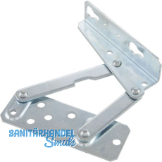 POHL Truhenbankbeschlag EW-420 ohne Feder �ffnungswinkel 95� Stahl blau verzinkt