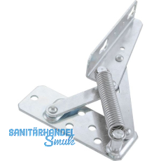 POHL Truhenbankbeschlag EW-425 mit Feder �ffnungswinkel 95� Stahl blau verzinkt