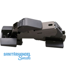 LAMP® Schwerlast Weitwinkelscharnier 160° mit Dämpfung, vernickelt schwarz LAMP® Schwerlast Weitwinkelscharnier 160° mit Dämpfung, vernickelt schwarz