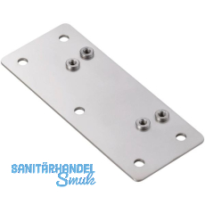 LAMP� Montageplatte zu Klappbeschlag LAD-ST, Edelstahl
