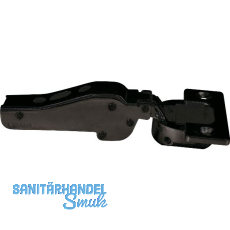 LAMP� Schwerlast M�bel Scharnier 95�, Mittelanschlag, mit Feder, schwarz