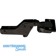 LAMP� Schwerlast M�bel Scharnier 95�, Innenanschlag, mit Feder, schwarz