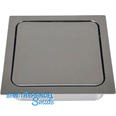 LAMP® Einwurfklappe gedämpft eckig 170 x 170 mm Edelstahl LAMP® Einwurfklappe gedämpft eckig 170 x 170 mm Edelstahl