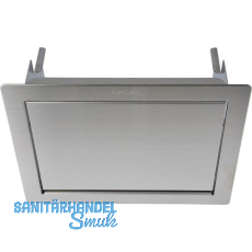 LAMP� Einwurfklappe ged�mpft eckig 218 x 164 mm Edelstahl