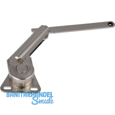 LAMP� Truhenbeschlag NSDX-20L, Links, Stahl vernickelt