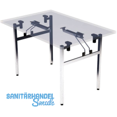 CORBETTA Klapptischgestell Flexo 3, Breite 600 mm, verchromt CORBETTA Klapptischgestell Flexo 3, Breite 600 mm, verchromt