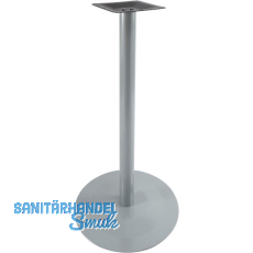 Plattenstehtischgestell Rondal 1 - silberfarbig