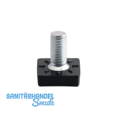 H�henverstellschraube Teller quadratisch Gewinde M8 x 15