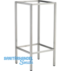 S�ulenstehtischgestell Barcelona - silberfarbig beschichtet