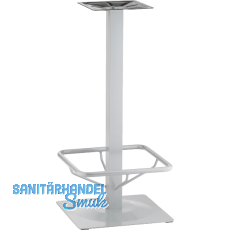 Plattenstehtischgestell Fu�st�tze Bayreuth 1 - silberfarbig beschichtet