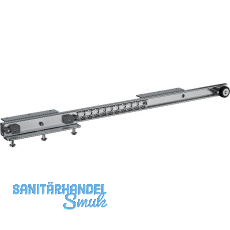 OMGE Tischplattenschiebebeschlag Surf 4350/900 Einzelschiene, Höhe 44, Stahl OMGE Tischplattenschiebebeschlag Surf 4350/900 Einzelschiene, Höhe 44, Stahl