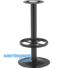 Barhockergestell Wiesbaden - schwarz beschichtet Barhockergestell Wiesbaden - schwarz beschichtet