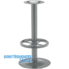 Barhockergestell Wiesbaden - silberfarbig beschichtet