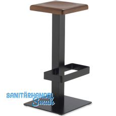 Barhockergestell Triest - schwarz beschichtet Barhockergestell Triest - schwarz beschichtet