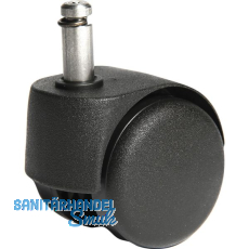 TOPSTAR Ersatzrolle Standard, Kunststoff hart (für weiche Böden) TOPSTAR Ersatzrolle Standard, Kunststoff hart (für weiche Böden)