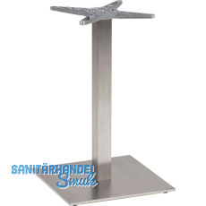 Platten-Tischgestell Salzach 1 Edelstahl satiniert