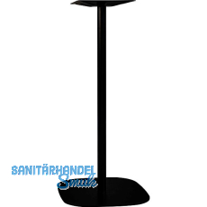 Tischgestell Slim, Höhe 1070, Bodenplatte 485x485, Stahl schwarz RAL 9005 Tischgestell Slim, Höhe 1070, Bodenplatte 485x485, Stahl schwarz RAL 9005