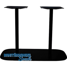 Plattentischgestell Slim, Höhe 720, Bodenplatte 985x485, Stahl schwarz RAL 9005 Plattentischgestell Slim, Höhe 720, Bodenplatte 985x485, Stahl schwarz RAL 9005
