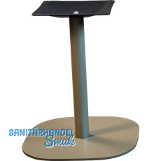 Plattentischgestell Slim, H�he 470, Bodenplatte 390x390, Stahl RAL-Farbe