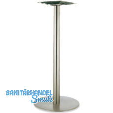 Plattenstehtischgestell Rondal 3 M - Edelstahl matt geschliffen