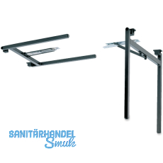 Klapptischgestell 808 - schwarz beschichtet