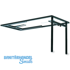 Klapptischgestell 805 - schwarz beschichtet