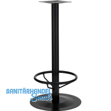 Plattenstehtischgestell Fu�st�tze Rondal 3 - schwarz beschichtet