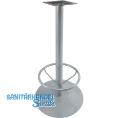 Plattenstehtischgestell Fu�st�tze Rondal 3 - silberfarbig beschichtet