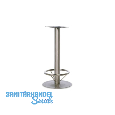 Plattenstehtischgestell Fußstütze Rondal 3 S - Edelstahl matt geschliffen Plattenstehtischgestell Fußstütze Rondal 3 S - Edelstahl matt geschliffen