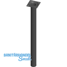 ELEMENT SYSTEM Möbelfuß Rundrohr ø 30 mm, Länge 500 mm, Stahl schwarz ELEMENT SYSTEM Möbelfuß Rundrohr ø 30 mm, Länge 500 mm, Stahl schwarz