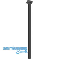 ELEMENT SYSTEM M�belfu� Rundrohr � 30 mm, L�nge 700 mm, Stahl schwarz