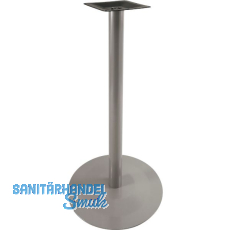 Plattenstehtischgestell Rondal 1 - Edelstahl matt geschliffen