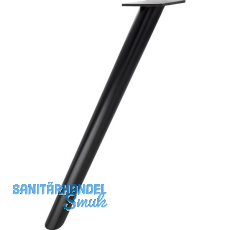 SIMAUSROM Tischfu� schr�g DM 60 x 720 mm schwarz matt