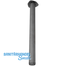 Tischfu� � 60 mm, L�nge 710 mm, Stahl schwarz matt lackiert