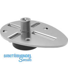 CAMAR H�henversteller zum Aufschrauben, � 28mm, H 16mm, Stahl/Kunststoff