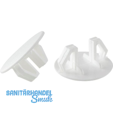 Lochblendstopfen rund DM 22 - 24 mm Kunststoff weiß Lochblendstopfen rund DM 22 - 24 mm Kunststoff weiß