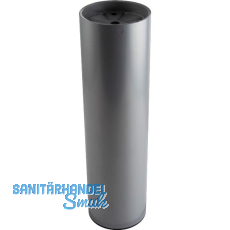 Dekorfu� Fu� � 80 mm, L�nge 290 mm, mit M10 Gewinde, Stahl silber RAL 9006