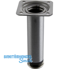 Dekorfu� Fu� � 30 mm, L�nge 120 mm, Stahl, Edelstahl Effekt