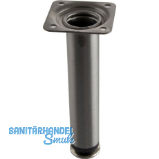 Dekorfu� Fu� � 30 mm, L�nge 160 mm, Stahl, Edelstahl Effekt